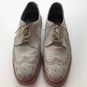 Light grey blue Allen Edmonds Banchory men’s shoes